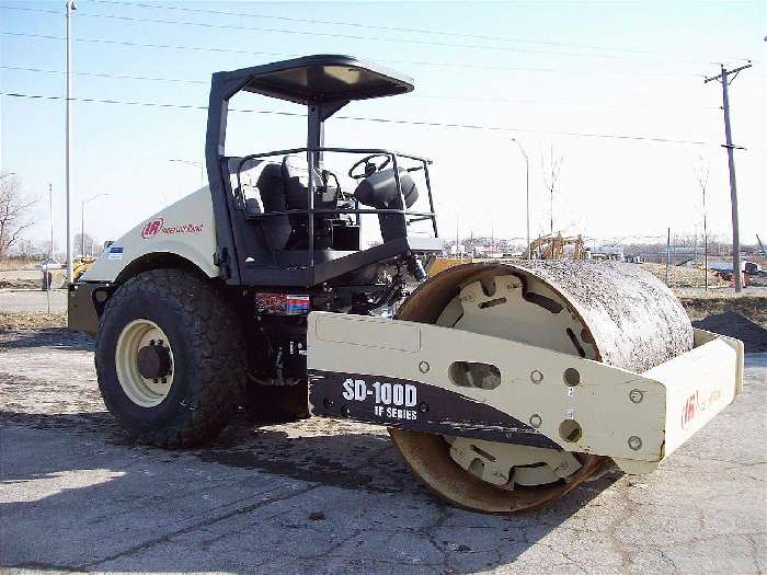 Compactadora Vibratoria Ingersoll-rand SD100D  en venta, usada Ref.: 1278955613461560 No. 4