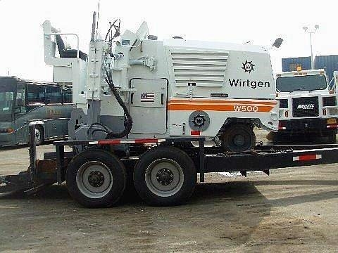 Pavimentadoras Wirtgen W 500