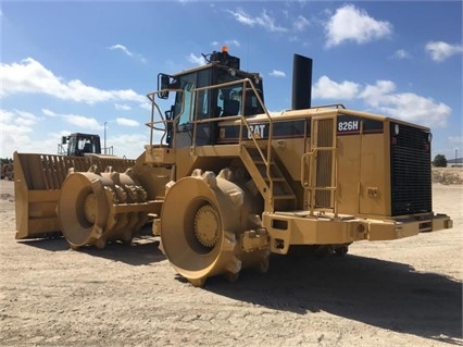 Compactadoras Suelos Y Rellenos Caterpillar 826H de medio uso en  Ref.: 1480462277164683 No. 3