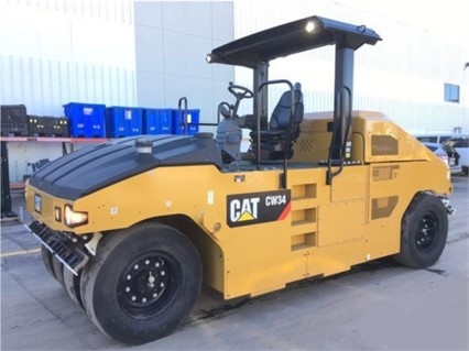 Compactors Tires Asphalt Caterpillar CW34