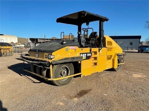 Compactors Tires Asphalt Caterpillar CW34